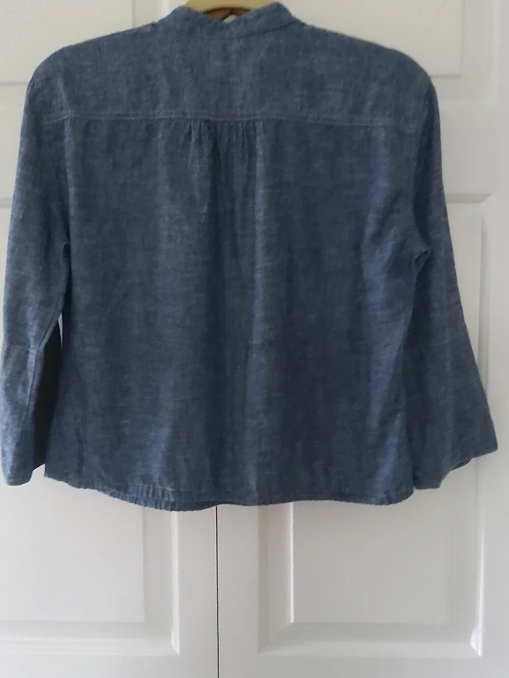 Tory Burch Chambray Button-Front Women's Top - Blue Size 2